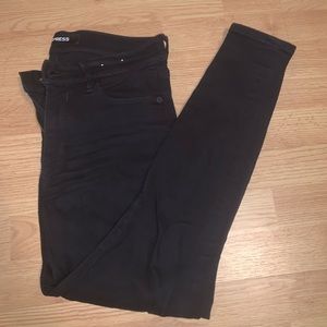 Black express jean leggings